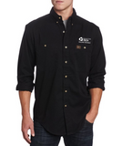 Wrangler RIGGS Long Sleeve Button Down Solid Twill Work Shirt