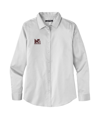 Port Authority® Ladies Long Sleeve SuperPro ™ React Twill Shirt